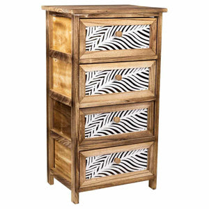 Chest of drawers Alexandra House Living Brown Wood Paolownia wood 29 x 73 x 40 cm-0