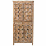 Cupboard Alexandra House Living Brown Mango wood 93 x 192 x 45 cm Traditional style-7