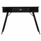 Hall Table with Drawers Alexandra House Living Black Metal 40 x 75 x 100 cm-4