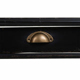 Hall Table with Drawers Alexandra House Living Black Metal 41 x 75 x 120 cm-1