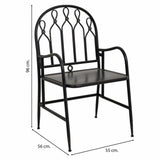 Dining Chair Alexandra House Living Black 56 x 96 x 55 cm-5