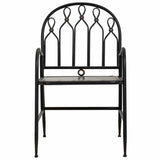 Dining Chair Alexandra House Living Black 56 x 96 x 55 cm-4