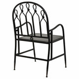 Dining Chair Alexandra House Living Black 56 x 96 x 55 cm-3