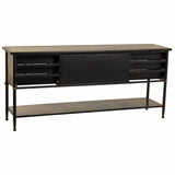 Sideboard Alexandra House Living Brown Metal 45 x 80 x 180 cm-3