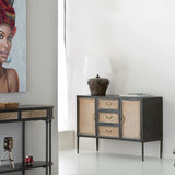 Sideboard Alexandra House Living Brown Metal 41 x 80 x 120 cm-8