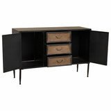 Sideboard Alexandra House Living Brown Metal 41 x 80 x 120 cm-7