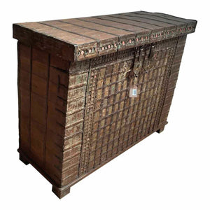 Chest Alexandra House Living Brown Mango wood 50 x 86 x 145 cm-0