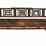 Bench Alexandra House Living Brown Recycled Wood 58 x 95 x 183 cm-2