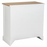 Chest of drawers Alexandra House Living White Brown Zinc Alloy MDF Wood 40 x 80 x 80 cm-3