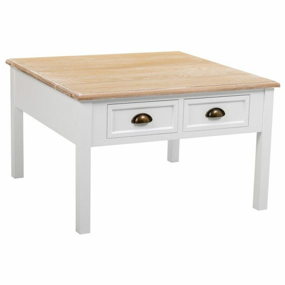 Centre Table Alexandra House Living White Brown Zinc Alloy MDF Wood 80 x 50 x 80 cm-0