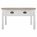 Centre Table Alexandra House Living White Brown Zinc Alloy MDF Wood 80 x 50 x 80 cm-4