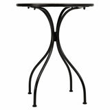 Table set with 2 chairs Alexandra House Living Black 60 x 75 x 60 cm-4