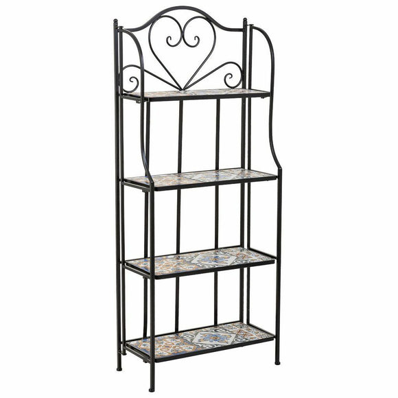 Shelves Alexandra House Living Black Iron Tile 27 x 133 x 57 cm-0