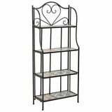 Shelves Alexandra House Living Black Iron Tile 27 x 133 x 57 cm-0