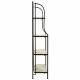 Shelves Alexandra House Living Black Iron Ironwork Tile 27 x 133 x 57 cm-7