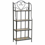 Shelves Alexandra House Living Black Iron Tile 27 x 133 x 57 cm-0