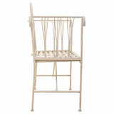 Bench Alexandra House Living White Iron 50 x 88 x 110 cm-7