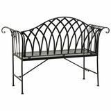 Bench Alexandra House Living Black Iron 50 x 88 x 110 cm-4