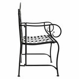 Bench Alexandra House Living Black Iron 50 x 88 x 110 cm-7