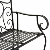 Bench Alexandra House Living Black Iron 50 x 88 x 110 cm-3