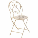 Table set with 2 chairs Alexandra House Living White 60 x 75 x 60 cm-1