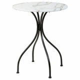 Table set with 2 chairs Alexandra House Living White Black 60 x 75 x 60 cm-5