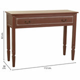 Hall Table with Drawers Alexandra House Living Brown Natural Fir wood MDF Wood 38 x 82 x 112 cm-4