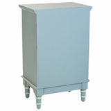 Nightstand Alexandra House Living Blue White 32 x 74 x 46 cm-4