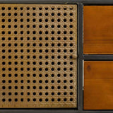 Sideboard Alexandra House Living Brown Iron 38 x 79 x 120 cm-1