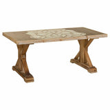 Table Alexandra House Living Brown 60 x 50 x 120 cm-6