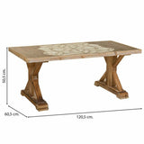 Table Alexandra House Living Brown 60 x 50 x 120 cm-5