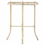 Centre Table Alexandra House Living White Metal Fir wood MDF Wood 48 x 66 x 48 cm-5