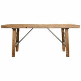 Centre Table Alexandra House Living Brown Fir wood MDF Wood 60 x 50 x 120 cm-4