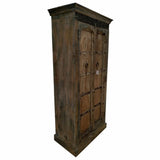 Cupboard Alexandra House Living Brown polystyrene Mango wood 43 x 188 x 91 cm-0