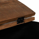 Centre Table Alexandra House Living Black Iron Mango wood 86 x 30 x 86 cm-2