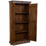 Cupboard Alexandra House Living Dark brown Mango wood 40 x 90 x 180 cm-7