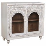 Hall Table with Drawers Alexandra House Living Cream Mango wood 43 x 107 x 101 cm-0