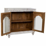 Hall Table with Drawers Alexandra House Living Cream Mango wood 43 x 107 x 101 cm-7