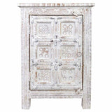 Nightstand Alexandra House Living White Brown 40 x 53 x 73 cm-0