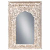 Wall mirror Alexandra House Living Cream Mango wood 6 x 60 x 87 cm-3