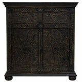 Sideboard Alexandra House Living Black Wood 40 x 90 x 90 cm-4