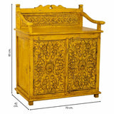 Sideboard Alexandra House Living Yellow Wood 42 x 70 x 85 cm-6