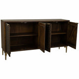 Sideboard Alexandra House Living Brown Wood Iron 40 x 85 x 165 cm-7