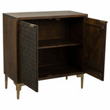 Console Alexandra House Living Brown Wood Iron 40 x 85 x 83 cm-6