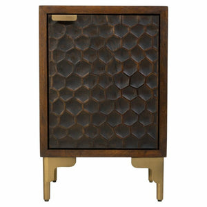 Nightstand Alexandra House Living Brown 35 x 60 x 40 cm-0