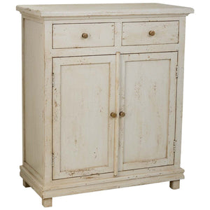 Hall Table with Drawers Alexandra House Living White Wood 40 x 100 x 85 cm-0