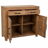 Hall Table with Drawers Alexandra House Living Brown Wood 40 x 90 x 100 cm-6