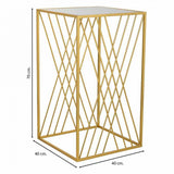 Corner table Alexandra House Living Gold 40 x 70 x 40 cm-4