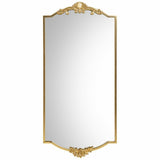 Wall mirror Alexandra House Living Gold Metal Iron Mirror 3 x 107 x 50 cm-6