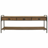 Sideboard Alexandra House Living Brown Iron Fir wood 38 x 58 x 149 cm-0